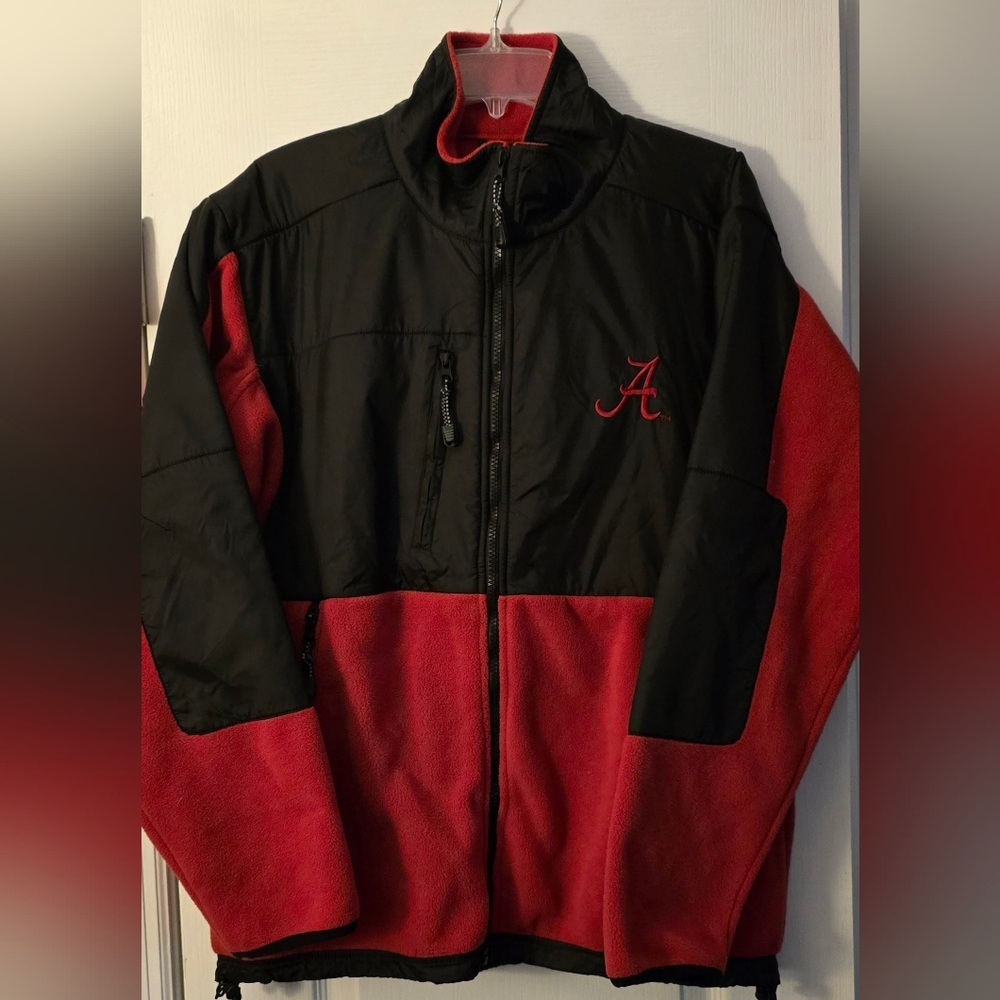Alabama Crimson Tide Black and Red Performance Jacket